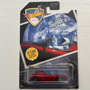 Hot Wheels 2019 '08 Tesla Roadster Greetings From Space SpaceX